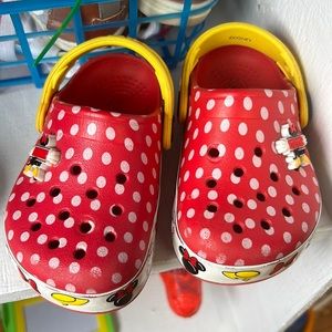 Light up Minnie Mouse Crocs size 7